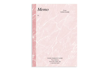 Rose Marble Memo