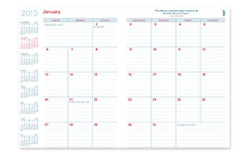 Refill Monthly 7X9 7/8 Planner