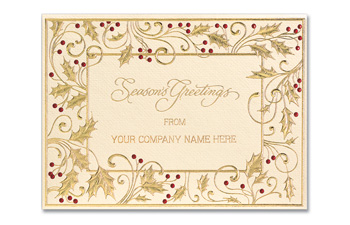 Corporate Elegance Holiday Card