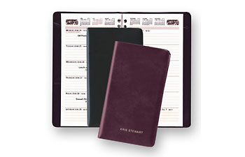2-Wk Pocket Exec Planner Leather