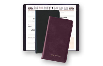 1-Wk Pocket Exec Planner Leather