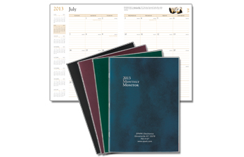 Monthly Monitor Silver Imprint